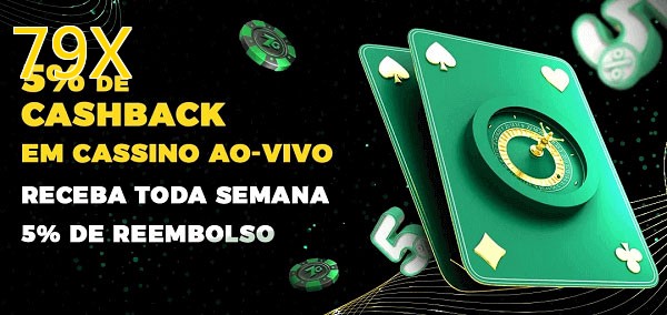 Promoções do cassino ao Vivo 79X